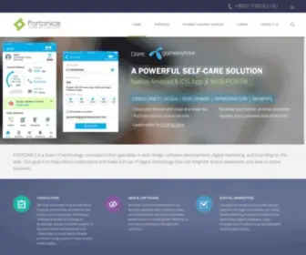 Portonics.com(Web and Software Development) Screenshot