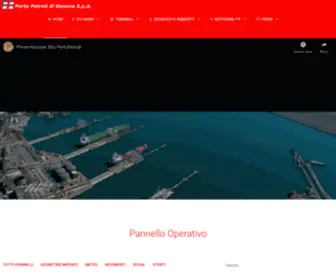 Portopetroli.com(Porto Petroli di Genova S.p.A) Screenshot