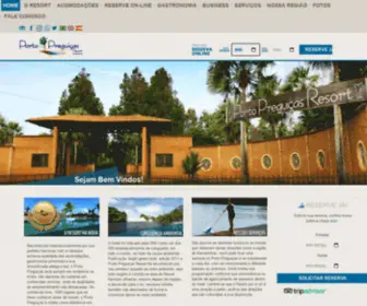 Portopreguicas.com.br(Porto Preguiças Resort em Barreirinhas) Screenshot
