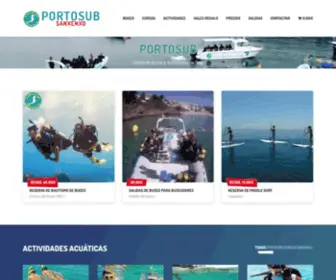 Portosub.es(Centro de Buceo en Galicia (Sanxenxo)) Screenshot