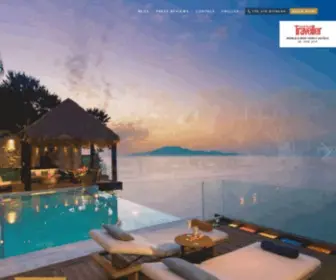 Portozante.com(Luxury Villas Greece) Screenshot