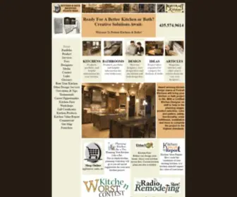 Portraitkitchens.com(Creative Solutions Await at Portrait Kitchens) Screenshot