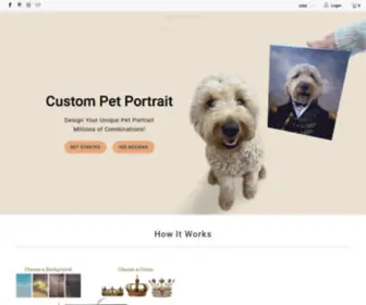 Portraitofpet.com(Custom Pet Portraits) Screenshot