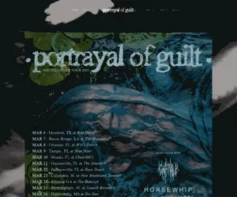 Portrayalofguilt.com(Portrayal of guilt) Screenshot