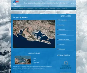 Ports-Monaco.com(Société) Screenshot