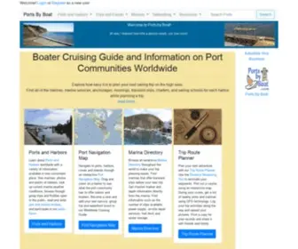 Portsbyboat.com(Ports by Boat) Screenshot