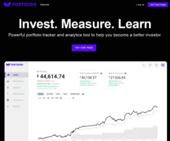 Portseido.com(Portfolio Tracker for Stocks) Screenshot