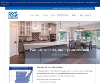 Portsidebuilders.com(Custom Home Building) Screenshot