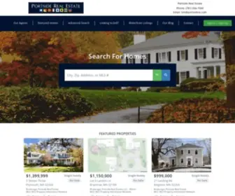 Portsidere.com(Portside Real Estate) Screenshot