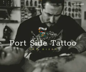 Portsidetattoosandiego.com(Tattoo Shop) Screenshot