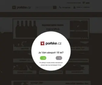 Portske.cz(Úvodní stránka) Screenshot