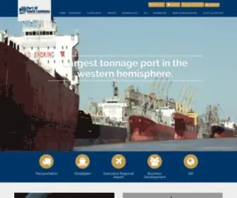 Portsl.com(Port of South Louisiana) Screenshot