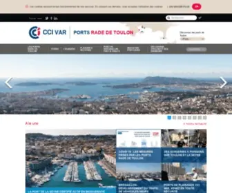 Portsradetoulon.com(CCI VAR) Screenshot