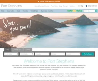 Portstephens.org.au(PORT STEPHENS) Screenshot