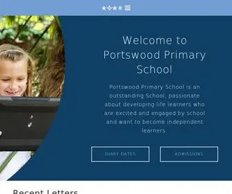Portswoodpri.org.uk(Portswood Primary School) Screenshot