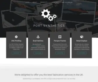 Portsynthetics.co.uk(Port Synthetics Ltd) Screenshot