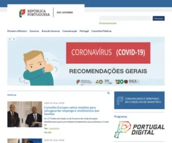 Portugal.gov.pt(XXIV Governo Constitucional) Screenshot