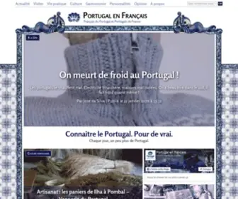 Portugalenfrancais.com(Portugal en français ⋆ connaître le portugal) Screenshot