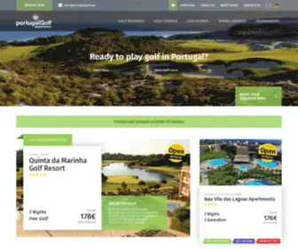 Portugalgolf.net(Portugal Golf Experience) Screenshot