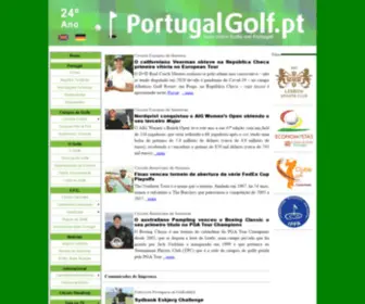 Portugalgolf.pt(Tudo sobre o golfe em Portugal) Screenshot