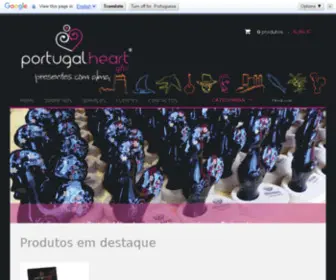 Portugalheart.pt(PRESENTES MADE IN PORTUGAL) Screenshot