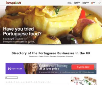 Portugalinuk.com(Portugal in UK) Screenshot