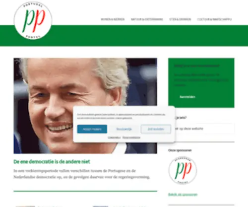 Portugalportal.nl(Portugal Portal) Screenshot