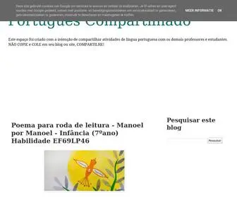 Portuguescompartilhado.com.br(Português) Screenshot