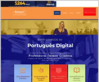 Portuguesdigital.com.br(Curso de Português Online) Screenshot