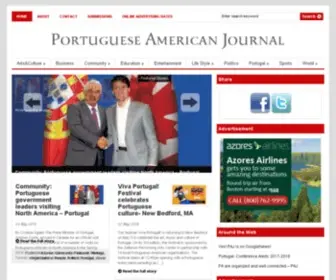 Portuguese-American-Journal.com(Portuguese American Journal) Screenshot