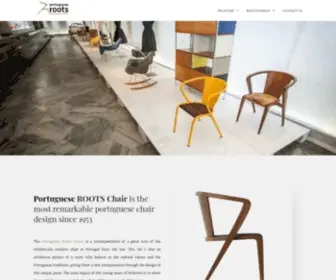 Portugueserootschair.com(Tradition and Art of the Designer Portuguese Chair) Screenshot