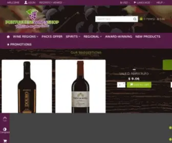 Portuguesewinesshop.com(Portuguese Wines Shop) Screenshot