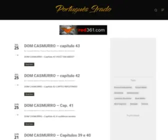 Portuguesirado.com.br(Portugues Irado) Screenshot