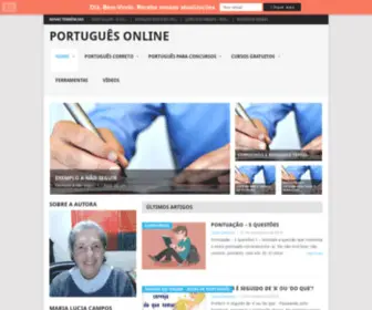 Portuguesonline.net(Português) Screenshot