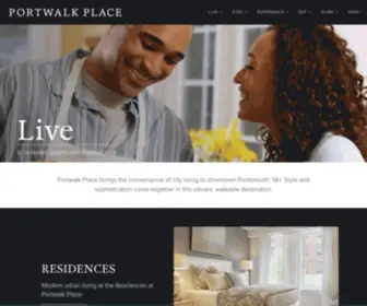 Portwalkplace.com(Portsmouth, NH Hotels, Restaurants & Shopping) Screenshot