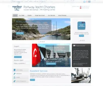 Portwayturkey.com(Portway Yacht Charters) Screenshot