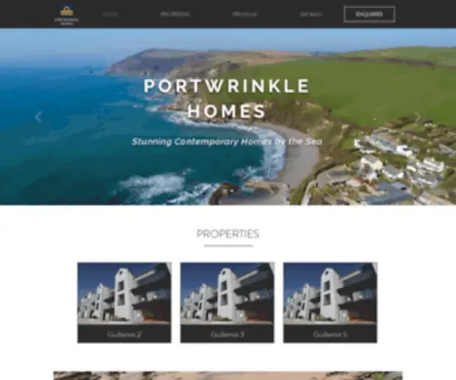 Portwrinkle-Homes.co.uk(Sea view property for sale Portwrinkle Cornwall Portwrinkle Homes) Screenshot