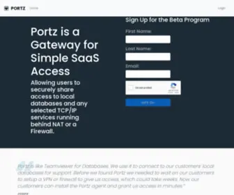 Portz.io(Portz is a Gateway for Simple SaaS Access) Screenshot