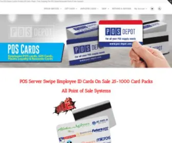 Pos-Depot.com(The POS Depot Employee Swipe Cards For All POS Systems) Screenshot