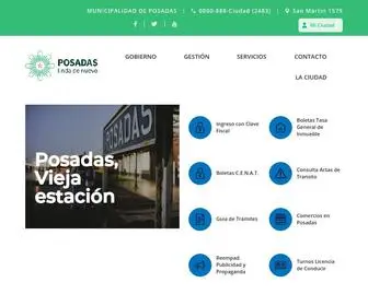 Posadas.gov.ar(Ciudad de Posadas) Screenshot