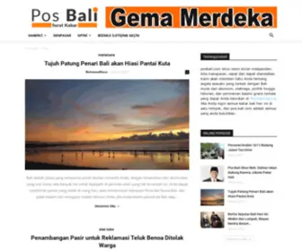Posbali.com(Pos Bali Situs Web) Screenshot