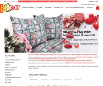 Posciel-Kobi.pl(Pościel od producenta KOBI) Screenshot