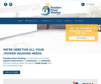 Poseidonpowerwashingllc.com(Poseidon Power Washing LLC) Screenshot