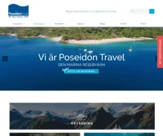 Poseidontravel.se(Kryssning och kanalresor med Poseidon Travel) Screenshot
