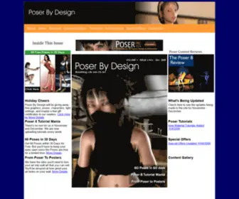 Poserbydesign.com(Poser By Design Resource for free Poser 7 content) Screenshot