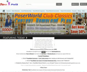 Poserworld.com(Poserworld) Screenshot