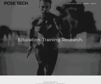 Posetech.com(Education, Training, Research) Screenshot