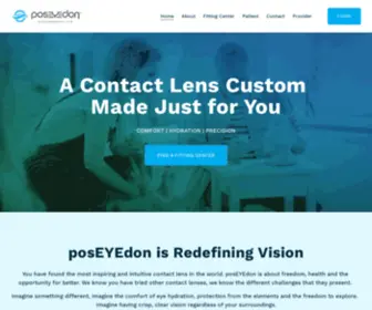 Poseyedonlens.com(We know you have tried other contact lenses) Screenshot
