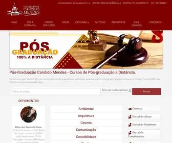 Posgraduacaocandidomendes.com.br(Pós) Screenshot