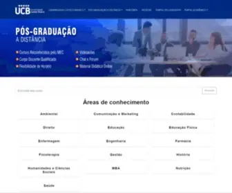 Posgraduacaocastelobranco.com.br(Universidade Castelo Branco) Screenshot